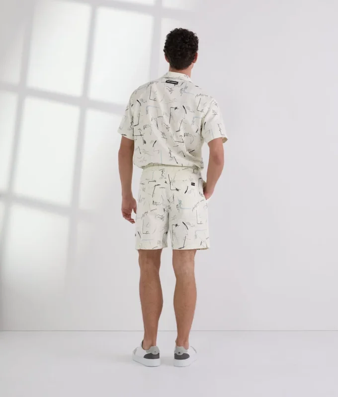 SHORTS MIT ALLOVER-PRINT