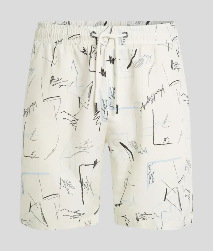 SHORTS MIT ALLOVER-PRINT