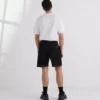 SHORTS MIT KONTRASTSTICH