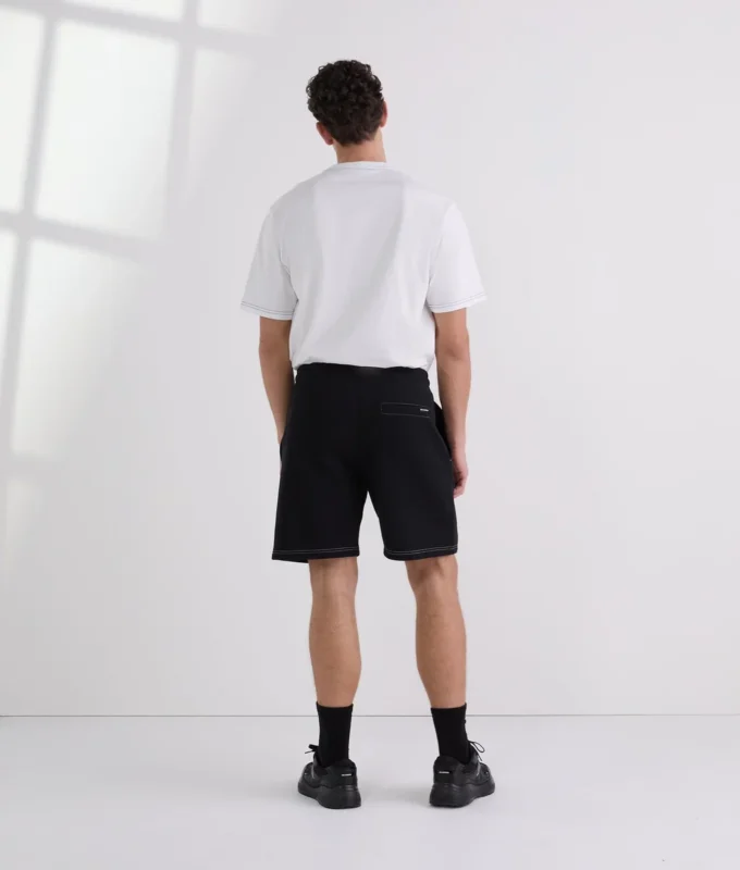 SHORTS MIT KONTRASTSTICH