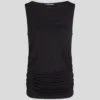 SIGNATURE BOAT NECK RUCHED TOP SIGNATURE BOAT NECK RUCHED TOP