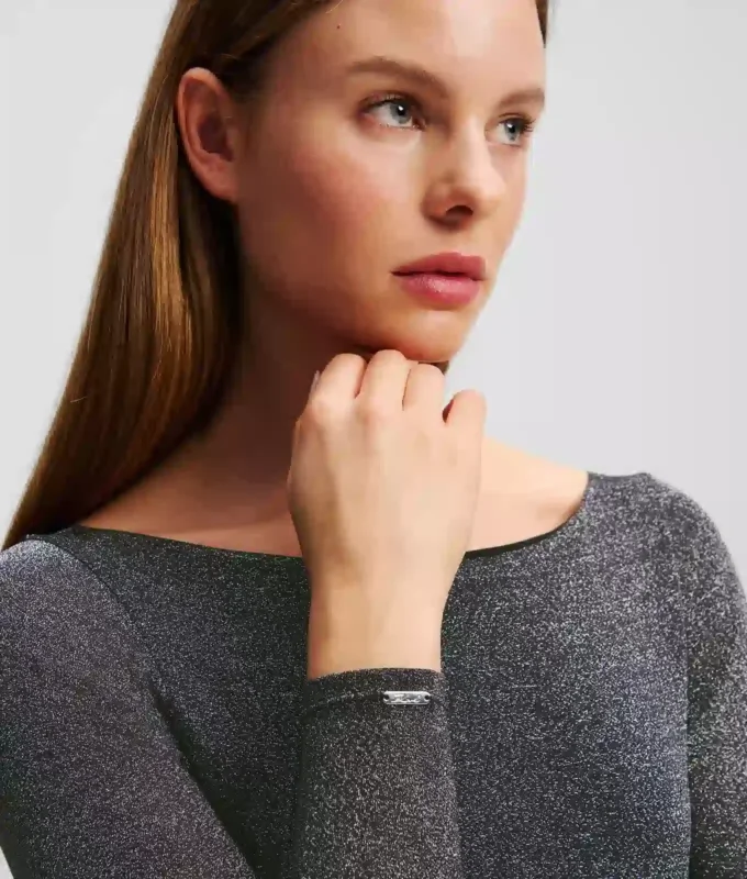 Signature-Bodysuit mit langen Ärmeln Signature-Bodysuit mit langen Ärmeln