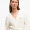 Signature Fleece-Lounge-Strickjacke