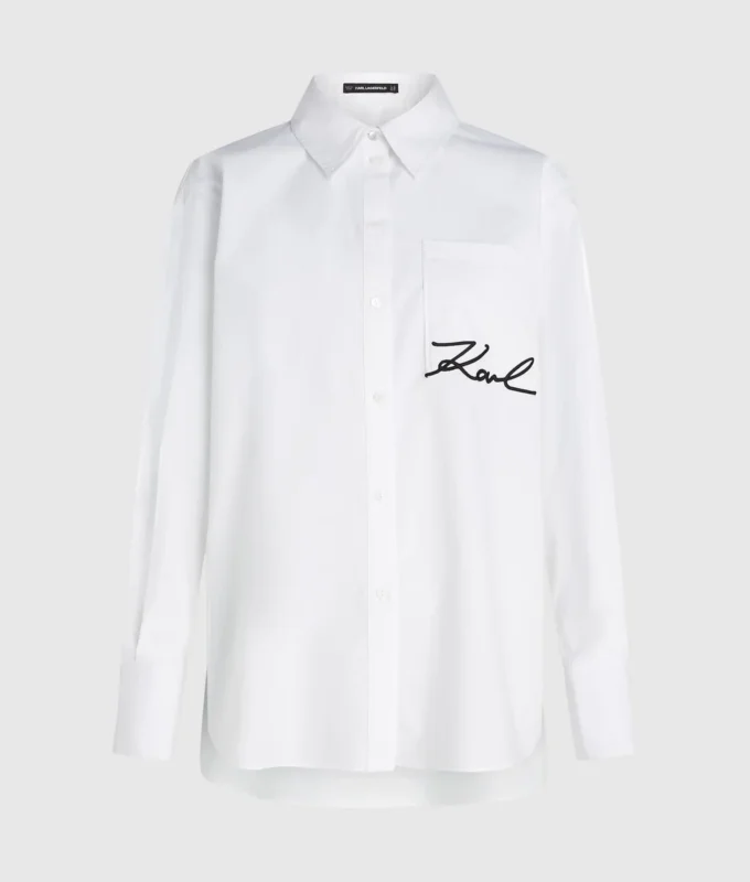 Signature-Hemd mit Brusttasche Signature-Hemd mit Brusttasche