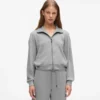 Signature Lounge-Sweatshirt mit Reißverschluss