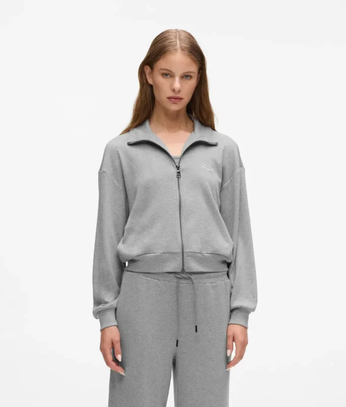 Signature Lounge-Sweatshirt mit Reißverschluss