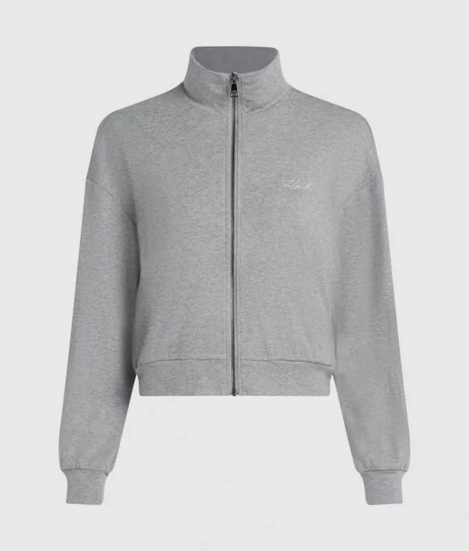 Signature Lounge-Sweatshirt mit Reißverschluss