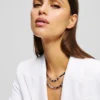 SIGNATURE PAVÉ CRYSTALS NECKLACE SIGNATURE PAVÉ CRYSTALS NECKLACE
