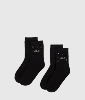 Signature-Socken mit Edelsteinverzierung – 2er-Pack Signature-Socken mit Edelsteinverzierung – 2er-Pack