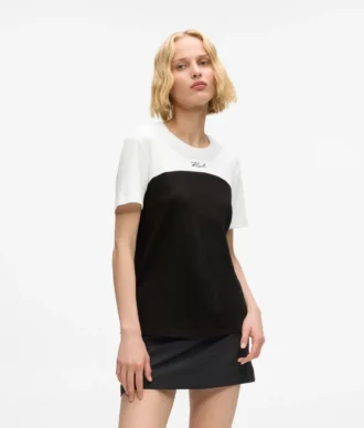 Signature-T-Shirt in Monochrom