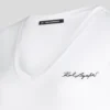 SIGNATURE V-NECK RUCHED T-SHIRT SIGNATURE V-NECK RUCHED T-SHIRT