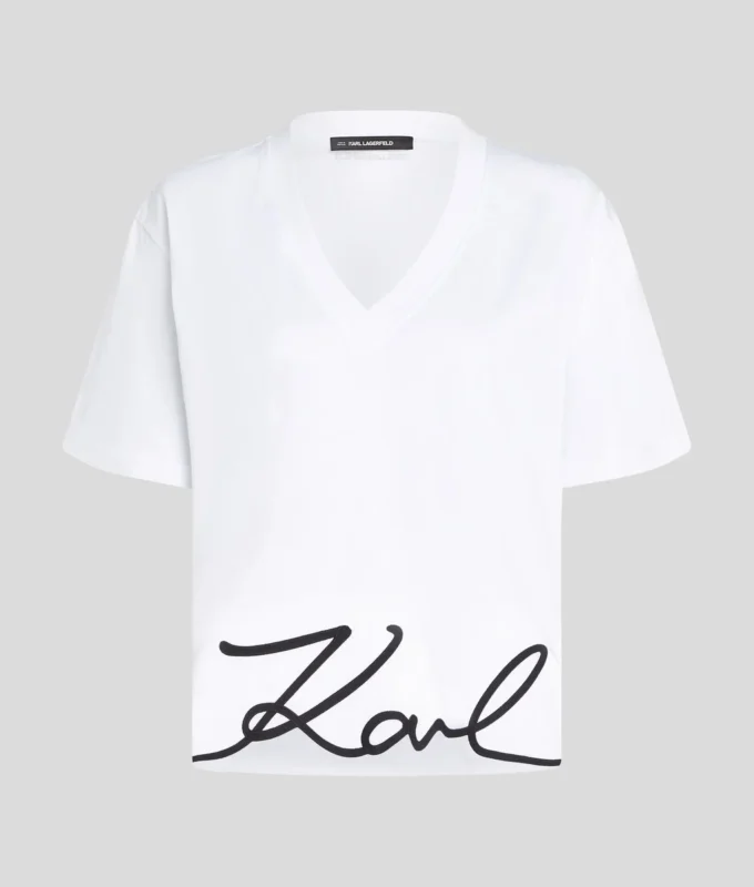SIGNATURE V-NECK T-SHIRT SIGNATURE V-NECK T-SHIRT