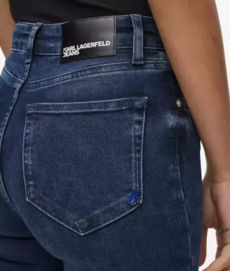 Skinny-Jeans mit hoher Taille