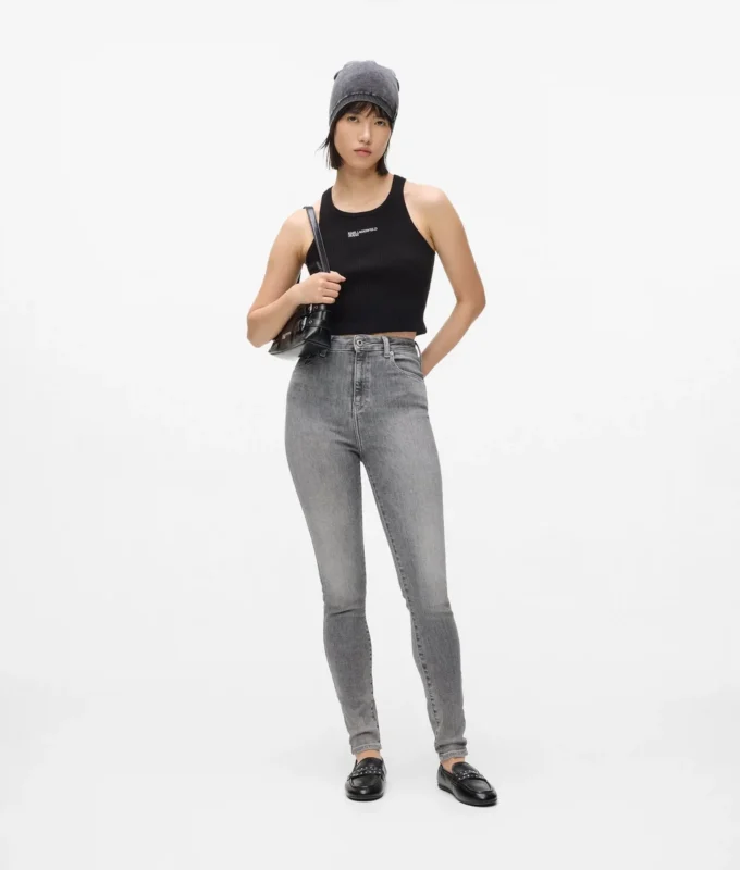 Skinny-Jeans mit hoher Taille Skinny-Jeans mit hoher Taille