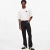 Slim-Fit-Jeans mit Metallic-Details