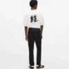 Slim-Fit-Jeans mit Metallic-Details