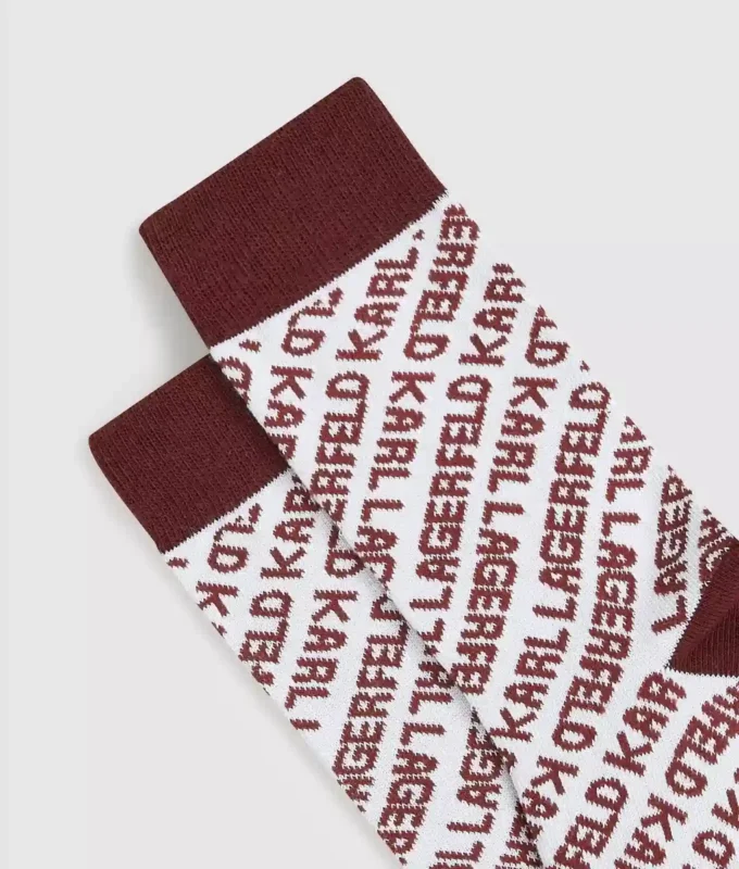 Socken mit durchgehendem Logo – 3er-Pack