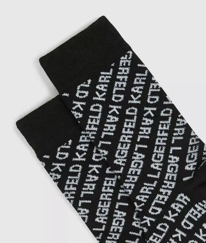 Socken mit durchgehendem Logo – 3er-Pack