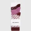 Socken mit durchgehendem Logo – 3er-Pack
