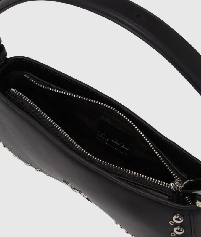 Sonnenbrille mit Nieten verzierte Umhängetasche