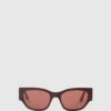 Sonnenbrille mit tiefen Bügeln