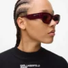 Sonnenbrille mit tiefen Bügeln