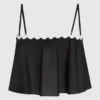 Strandtop mit Wellenkante Strandtop mit Wellenkante