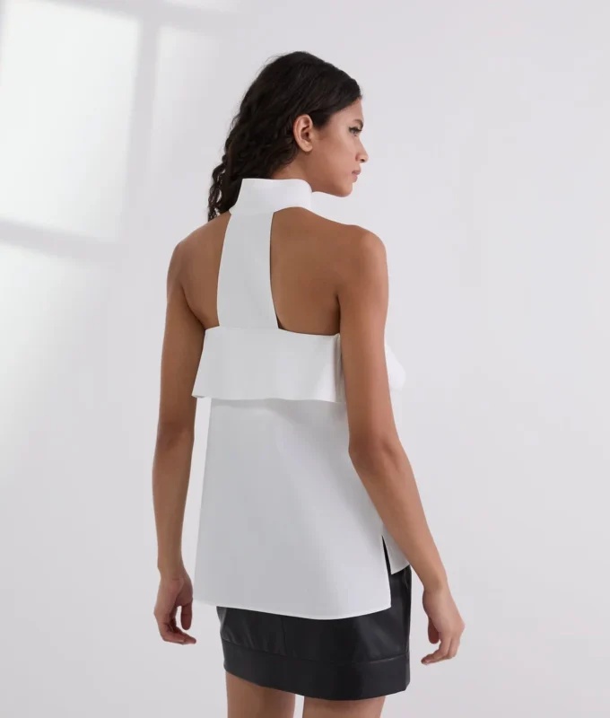 STRAPLESS POPLIN SHIRT STRAPLESS POPLIN SHIRT