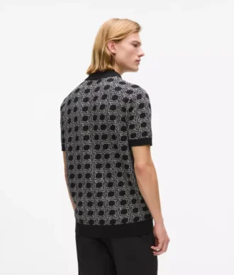 Strick-Poloshirt