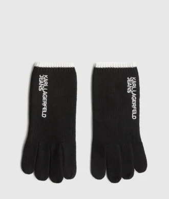 Strickhandschuhe mit Logo