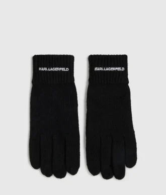 Strickhandschuhe mit Logo
