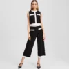 STRICKHOSE MIT KONTRASTSTREIFEN STRICKHOSE MIT KONTRASTSTREIFEN
