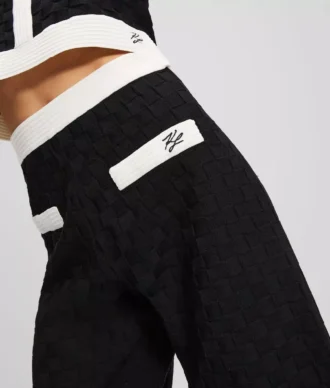 STRICKHOSE MIT KONTRASTSTREIFEN STRICKHOSE MIT KONTRASTSTREIFEN