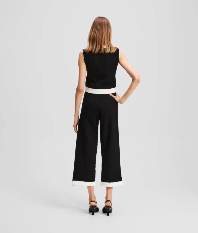 STRICKHOSE MIT KONTRASTSTREIFEN STRICKHOSE MIT KONTRASTSTREIFEN