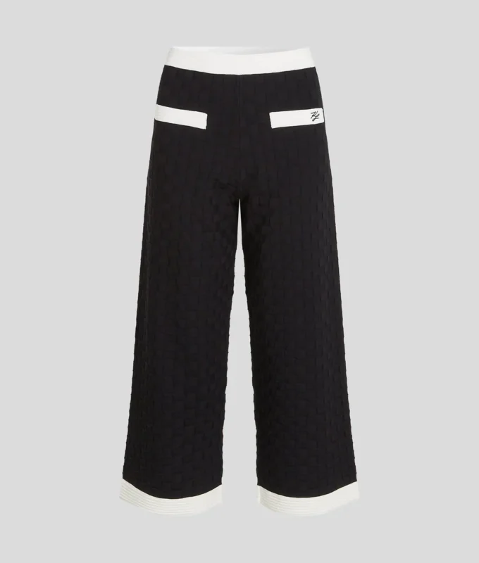 STRICKHOSE MIT KONTRASTSTREIFEN STRICKHOSE MIT KONTRASTSTREIFEN