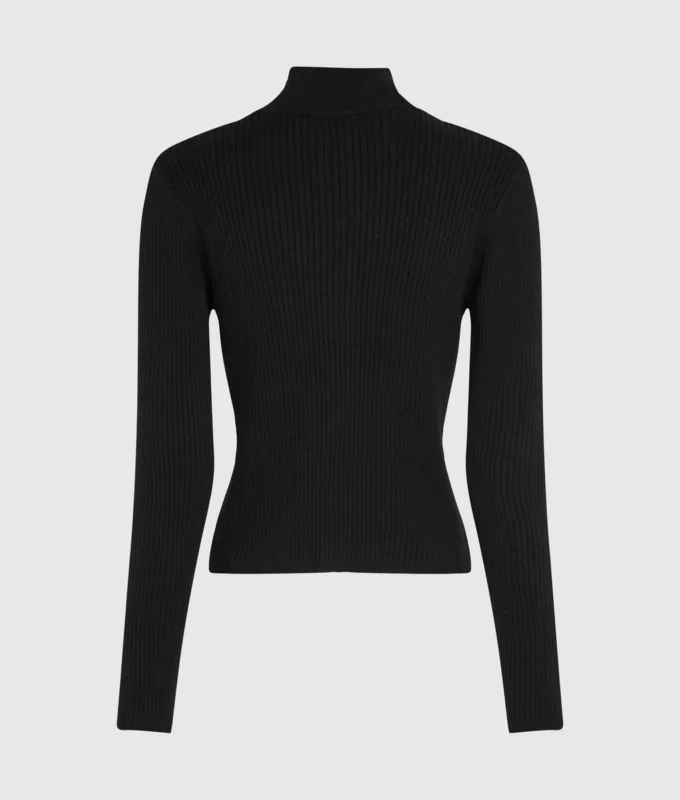 Strickjacke mit Rippmuster Strickjacke mit Rippmuster