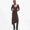 Strickkleid mit Gürtel