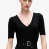 Strickkleid mit Gürtel Strickkleid mit Gürtel