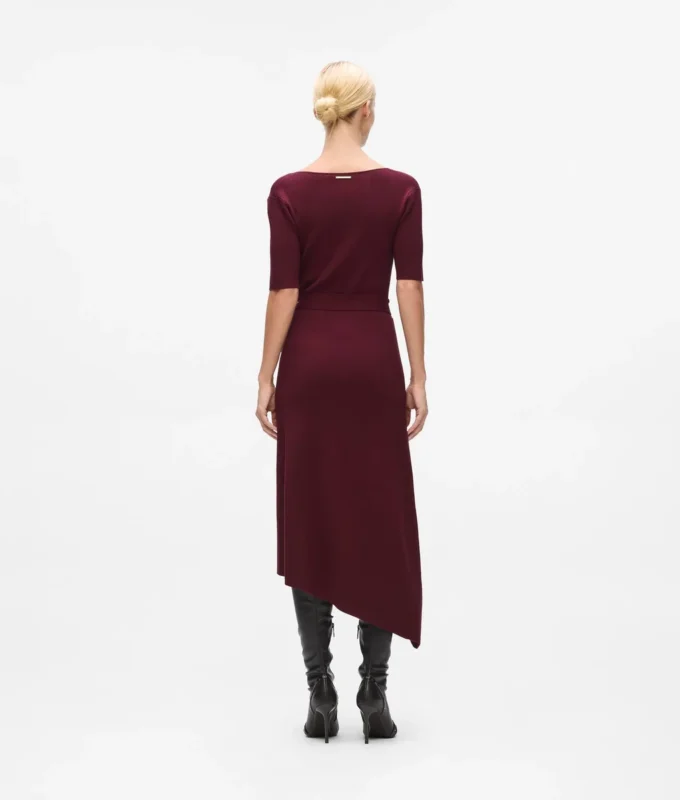 Strickkleid mit Gürtel