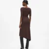 Strickkleid mit Gürtel