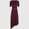 Strickkleid mit Gürtel