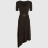 Strickkleid mit Gürtel