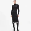 Strickkleid mit Logo Strickkleid mit Logo