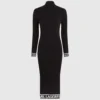 Strickkleid mit Logo Strickkleid mit Logo