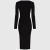 Strickkleid mit Reißverschluss vorne Strickkleid mit Reißverschluss vorne