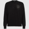 Strickpullover mit Strass-Degradé-Effekt Strickpullover mit Strass-Degradé-Effekt