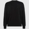 Strickpullover mit Strass-Degradé-Effekt Strickpullover mit Strass-Degradé-Effekt