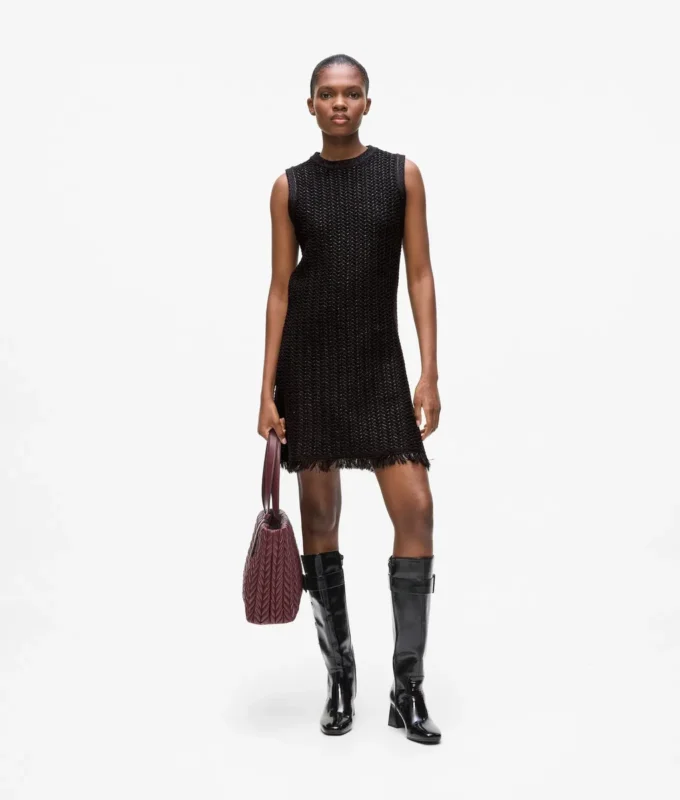 Strukturiertes Strickkleid Strukturiertes Strickkleid