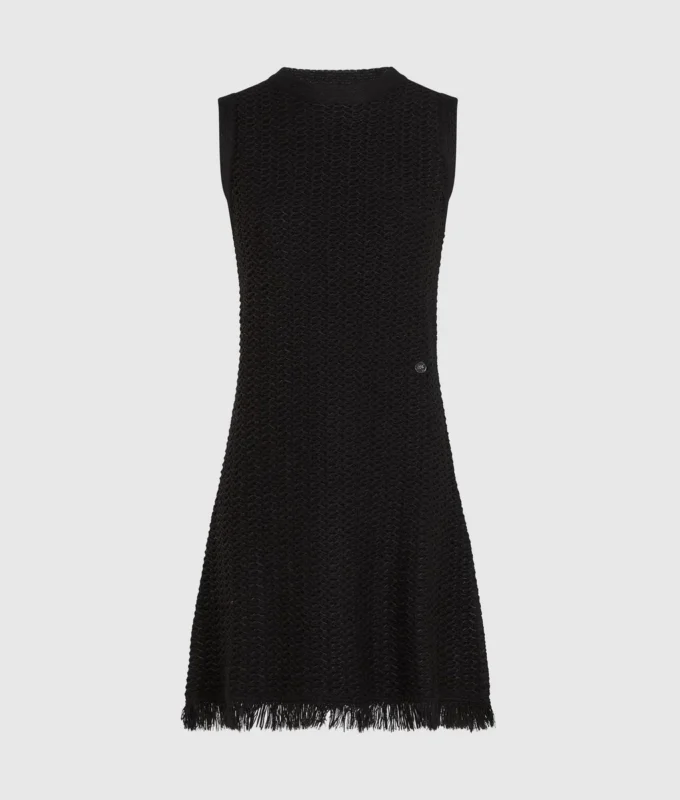 Strukturiertes Strickkleid Strukturiertes Strickkleid