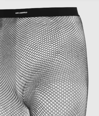 Strumpfhose mit Logo-Strasssteinen Strumpfhose mit Logo-Strasssteinen